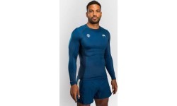 Krekls Venum x Roger Gracie Academy Rashguard ar garām piedurknēm, zils