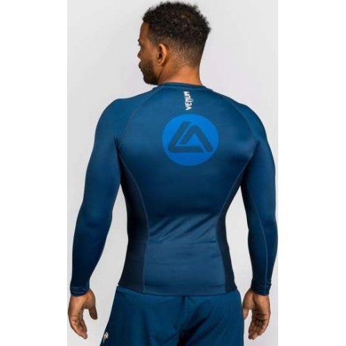 Venum x Roger Gracie Academy Long Sleeve Rashguard - Blue