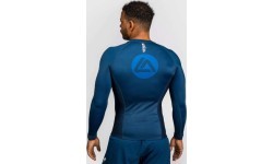 Krekls Venum x Roger Gracie Academy Rashguard ar garām piedurknēm, zils