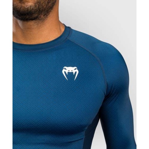 Krekls Venum x Roger Gracie Academy Rashguard ar garām piedurknēm, zils