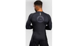 Venum x Roger Gracie Academy rashguard ar garām piedurknēm, melns