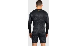 Kompresijas krekls Venum x Chimaev Rashguard – melns/pelēks