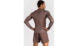 Venum No Gi Rashguards - Chocolate Brown