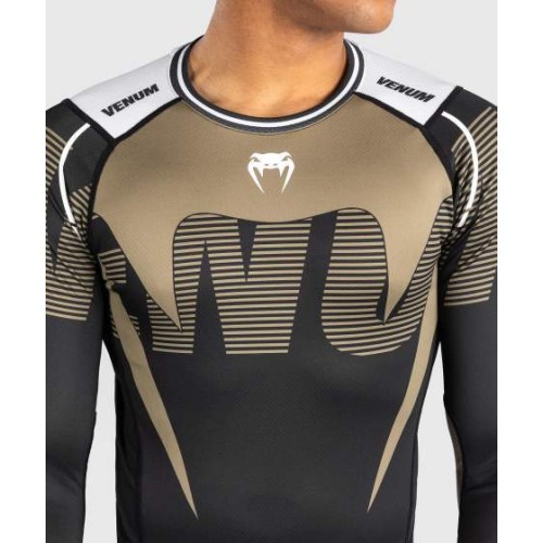 Venum Adrenaline garroku rashguard - melns/smilšu