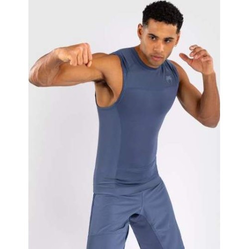 Venum G-Fit Air мужской компрессионный рашгард без рукавов, туманно-синий