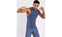 Venum G-Fit Air мужской компрессионный рашгард без рукавов, туманно-синий