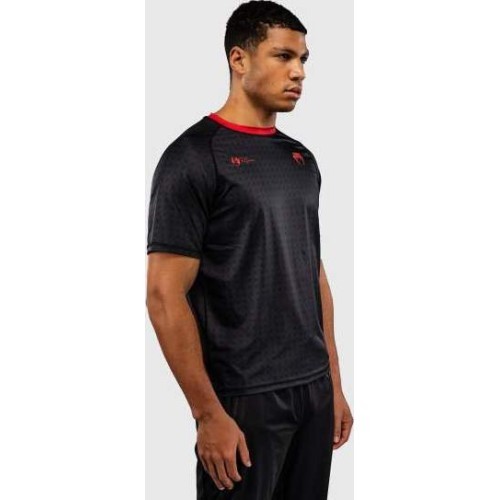 Venum x Roger Gracie Signature Dry Tech T-Shirt - Black/Red