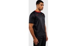Футболка Venum x Roger Gracie Signature Dry Tech - чёрная/красная