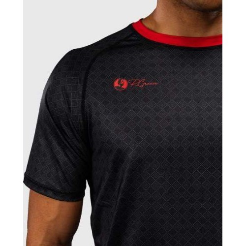 Venum x Roger Gracie Signature Dry Tech krekls - melns/sarkans