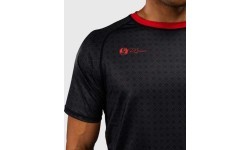 Футболка Venum x Roger Gracie Signature Dry Tech - чёрная/красная