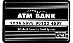 ATM Cash Machine Black PL
