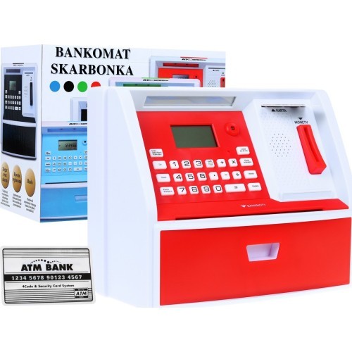 ATM piggy bank with Polish worth