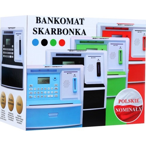 ATM piggy bank with Polish worth