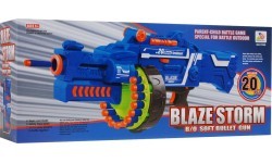 Rotaļu ložmetējs Blaze Storm, zils
