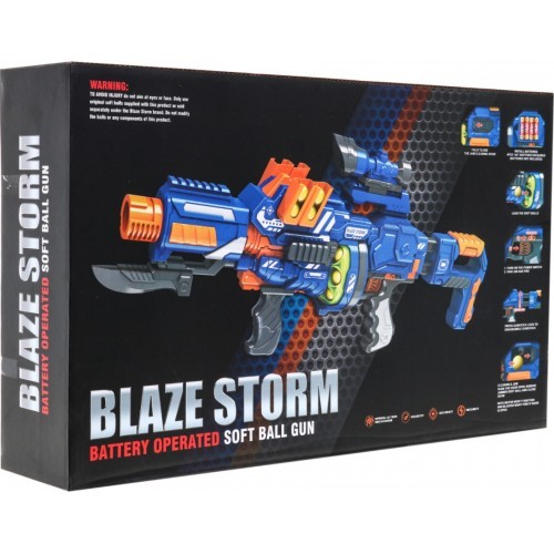Rotaļu šautene Blaze Storm, zila