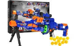 Модульный пистолет Blaze Storm, синий, 12 шариков