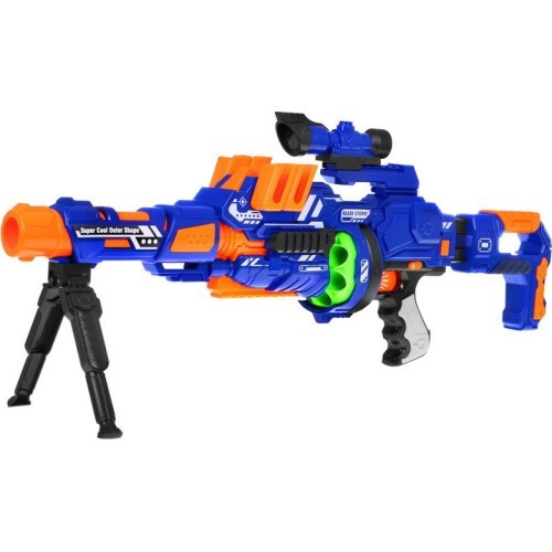 Модульный пистолет Blaze Storm, синий, 12 шариков
