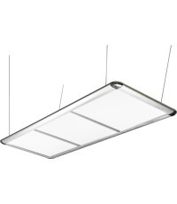Biljarda galda gaismeklis, LED plakans, sudraba, 195 x 70 x 6,5 cm