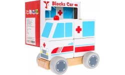 Wooden Car Ambulance