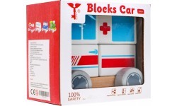 Wooden Car Ambulance