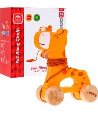 Wooden Giraffe Rider