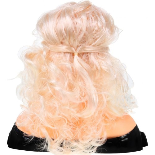 Frizūru veidošanas galva Fashion Styling, blondīne