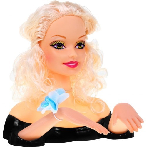 Frizūru veidošanas galva Fashion Styling, blondīne