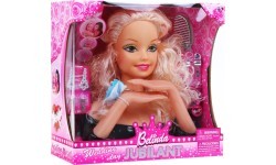 Frizūru veidošanas galva Fashion Styling, blondīne