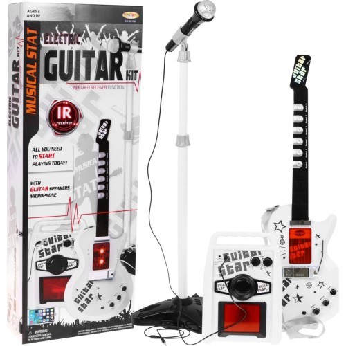 Усилитель для электрогитары, белый