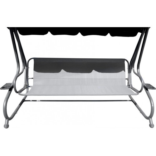 Garden Swing Seat Textylina 2 x 1 Grey PATTERN