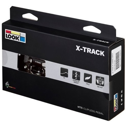 Педали Look X-Track, тёмно-серые