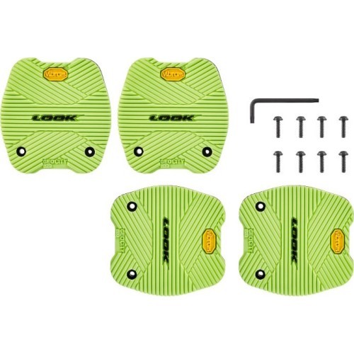 Look City Grip platform pedals, lime