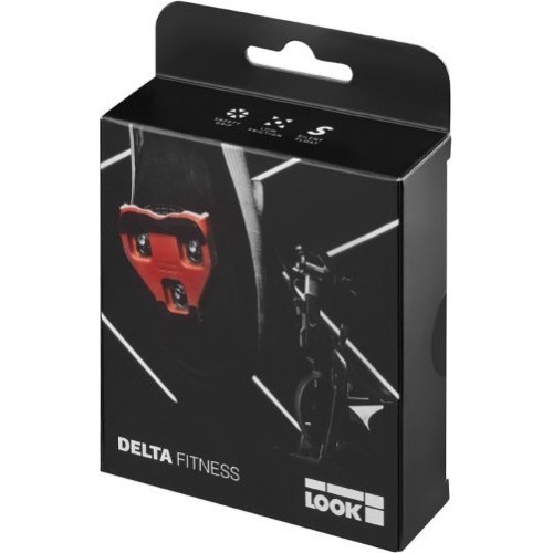 Kurpju plāksnes pedāļiem Look Delta Fitness grip red