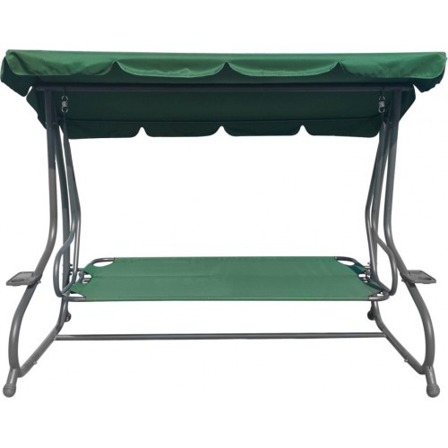 Huge Garden Swing Seat Braid 2x1 Green Butterflies