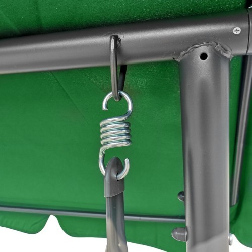 Huge Garden Swing Seat Braid 2x1 Green Butterflies