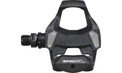 Pedāļi SHIMANO RS500 ar plāksnēm (melni)