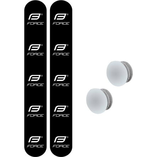 FORCE handlebar tape (cork, white)