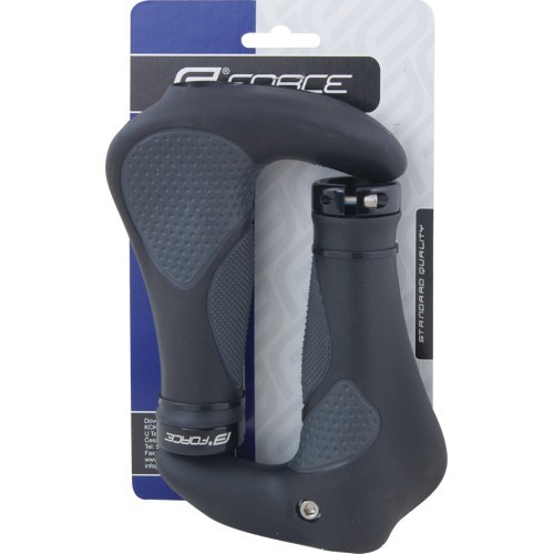 Stūres rokturi / gali FORCE Gel Ergo 7,5 cm