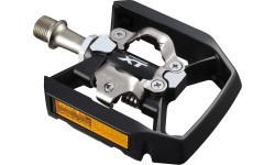 Pedals SHIMANO T8000 Deore XT, double-sided, with SH56 cleats (black)