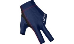 Billiard Glove, Cuetec Axis, 3-Finger, navy-red, M