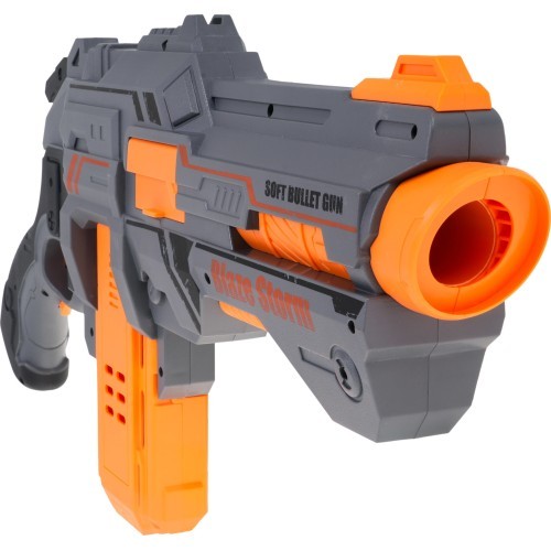 Маленький игрушечный бластер Blaze Storm, серебристый