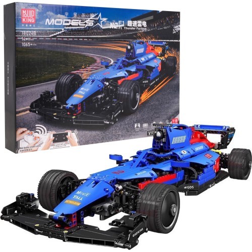 Konstruktors Bolid F1, zils, 1065 detaļas