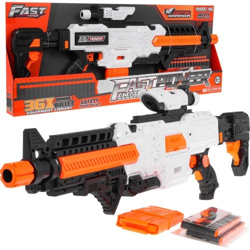 Игрушечное ружьё Giga Rifle Fast Pioneer, белое