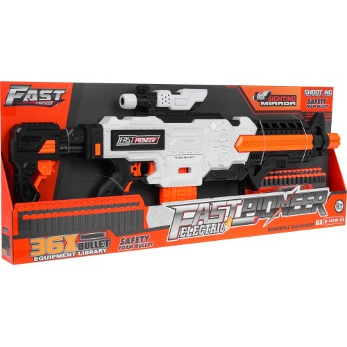 Игрушечное ружьё Giga Rifle Fast Pioneer, белое
