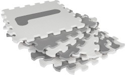 Numbers Gray Antibacterial Foam Mat