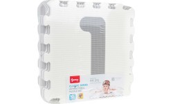 Numbers Gray Antibacterial Foam Mat