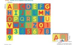 Numbers and letters mat