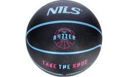 Баскетбольный мяч NILS NPK251 Buzzer, чёрный, размер 5