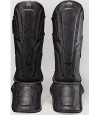 Venum Impact Evo Scales Shin Guards - Dark Grey
