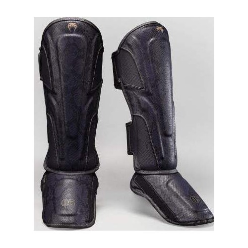 Venum Impact Evo Scales Shin Guards - Dark Purple